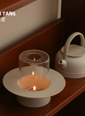 宜集堂中古蜡烛台座香薰氛围感