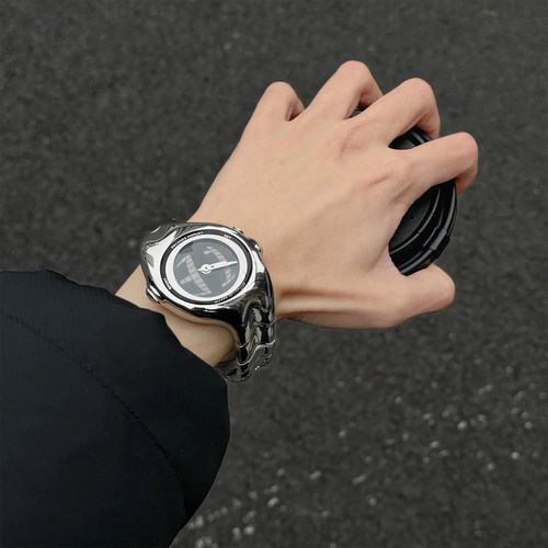 IB BENLYDESIGN手表男跳秒鱼眼中古Y2K小众高级 - 图0
