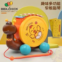 Baby Eight-voice-hand hammering with small xylophone percussion instrumental children early to teach toy baby elementary school student soundstage percussion violin