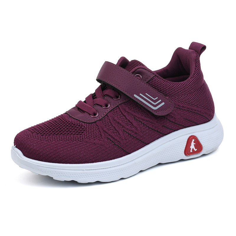 春秋新款女健步鞋舒适平底圆头中老年女鞋防滑运动休闲透气妈妈鞋,淘宝优惠券,粉丝福利购,淘宝优惠卷