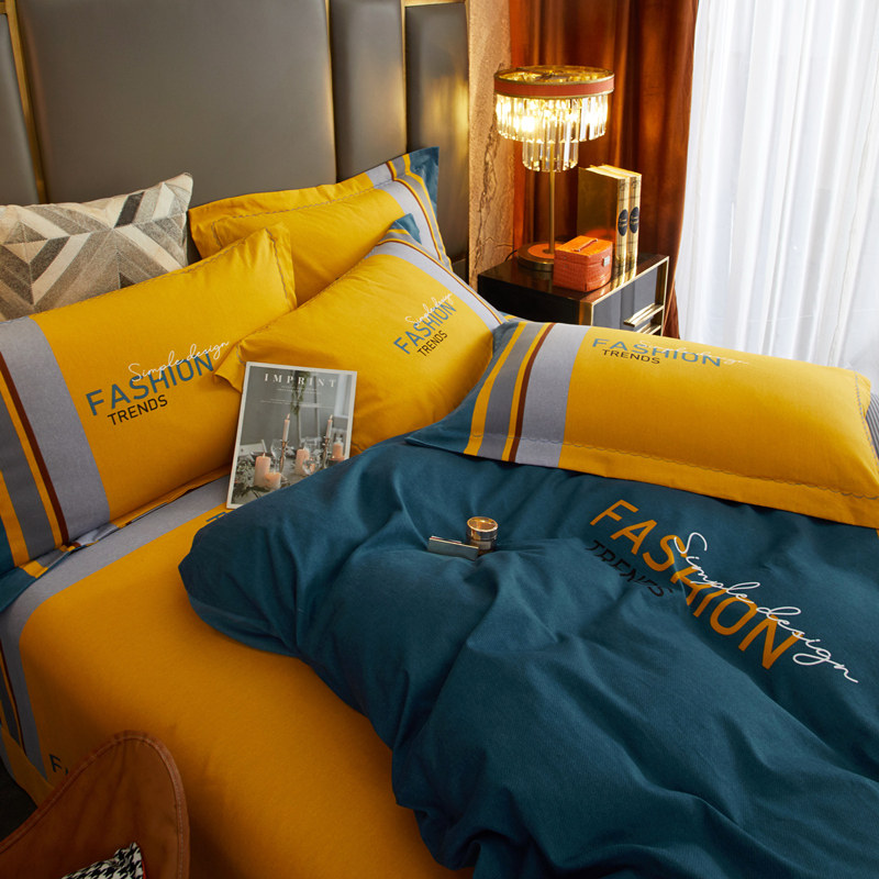 加厚磨毛四件套全棉纯棉100床上用品秋冬床单被套床笠被罩三件套4,淘宝优惠券,粉丝福利购,淘宝优惠卷