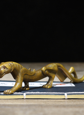 纯铜笔架创意老虎家居文房工艺品