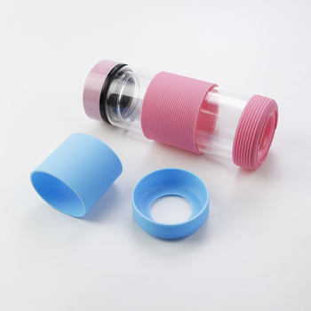 7.5cm silicone cup sleeve glass cup insulation thermal anti-slip anti-scalding water cup ring anti-scratch thermos cup protective cover pad bottom