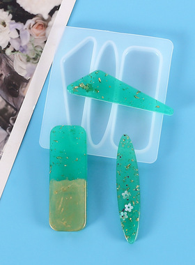 水晶滴胶diy硅胶模具发夹头花