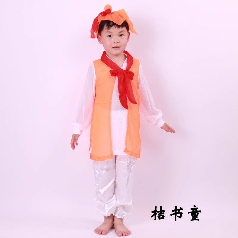 我要的是葫芦儿童舞蹈演出服呆书生蚜虫芽虫葫芦卡通造型表演服装 - 图3