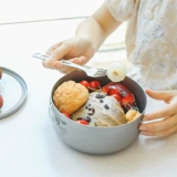 Keith Kaisian Pure Titanium Rice Box Outdoor Home с крышкой с лапшой Bento Bento Bento Bento Wild Portable Sathbareware