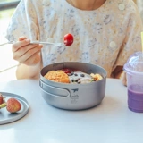 Keith Kaisian Pure Titanium Rice Box Outdoor Home с крышкой с лапшой Bento Bento Bento Bento Wild Portable Sathbareware