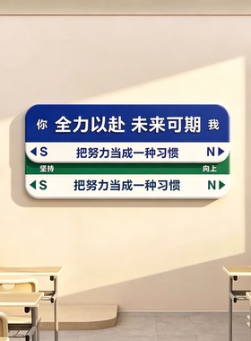 班级教室门牌定制励志标语