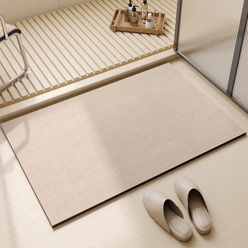 浴室吸水地垫软硅藻泥简约卫生间门口地毯家用进门防滑速干脚垫子 - 图3