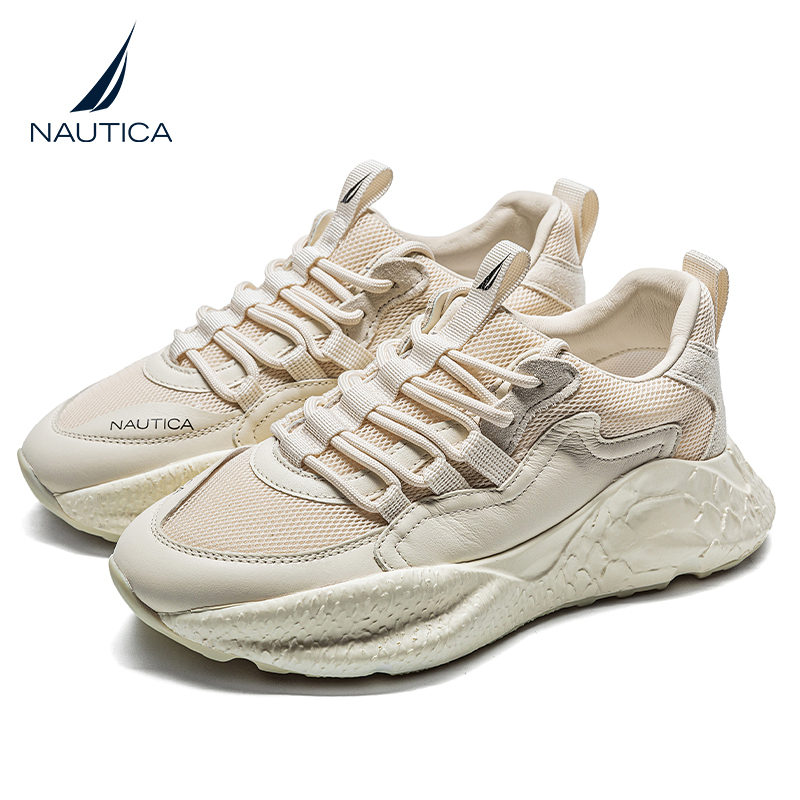 NAUTICA/诺帝卡女鞋子运动鞋2024厚底老爹鞋女款春秋新款休闲鞋男-图2