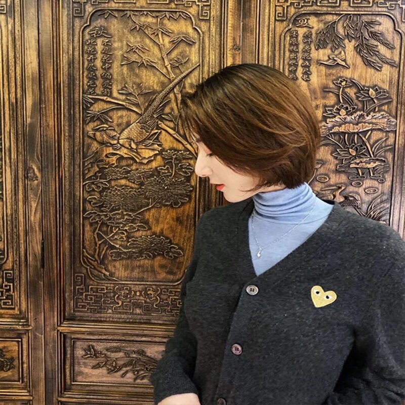 肤馨韩版圆领男宽松情侣大码羊毛衫 肤馨毛针织衫