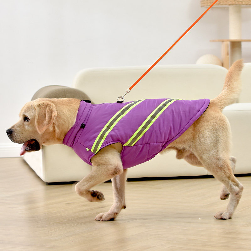 狗狗衣服秋冬装不粘毛宠物棉背心中型大型犬金毛拉布拉多保暖棉服,淘宝优惠券,粉丝福利购,淘宝优惠卷