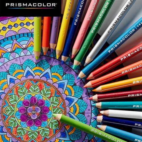 美国三福Prismacolor霹雳马彩铅单支补色成人学生专业手绘美术绘画培斯玛白色黑色彩色铅笔肤色肉色多色可选-图3