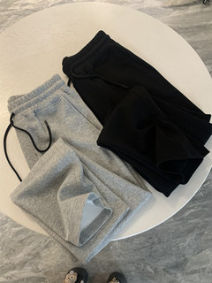 Don quixote’s personal recommendation! high weight knitted cotton! autumn men’s small straight casual pants and sweatpants are trendy