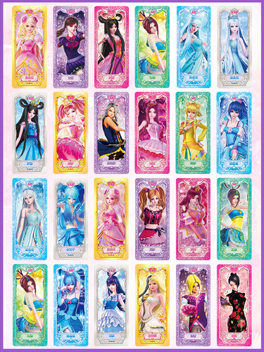 桌游卡牌精灵梦叶罗丽全套卡片灵公主女孩儿童玩具礼物魔法收藏册 - 图2