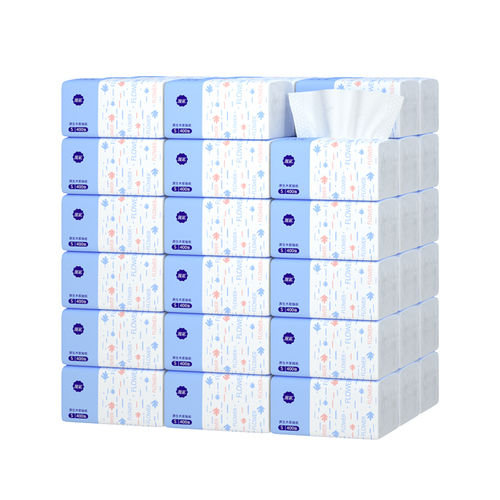 400张大包抽纸家用实惠装纸巾整箱批餐巾纸擦手卫生纸婴儿面巾纸