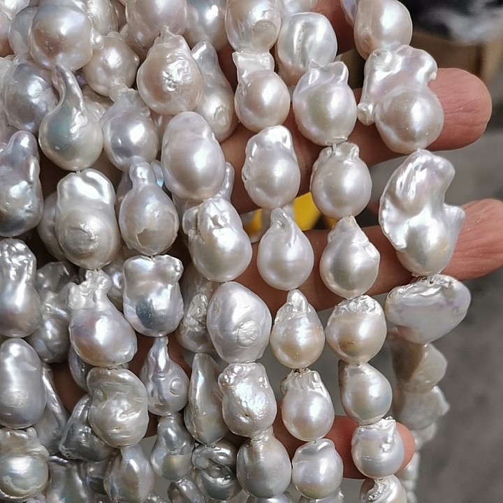 外贸款小鱼尾巴洛克异形珠天然淡水珍珠散珠项链半成品一条40公分,淘宝优惠券,粉丝福利购,淘宝优惠卷