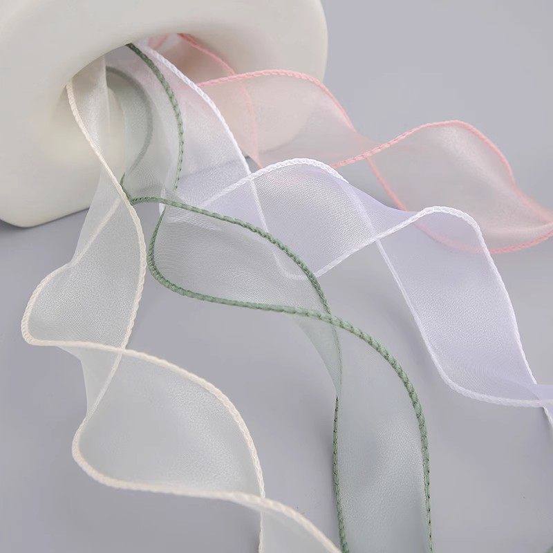 纯色花束包装鱼尾纱丝带装饰纱带波浪拷边包花纱花店鲜花包装资材,淘宝优惠券,粉丝福利购,淘宝优惠卷