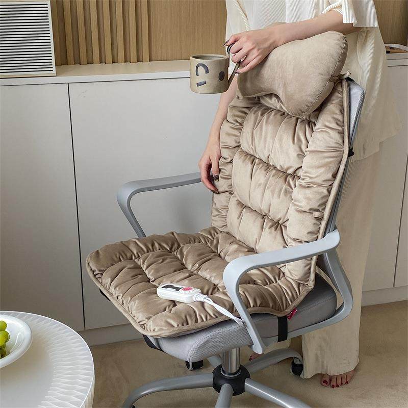 加热垫靠背一体办公室久坐发热腰靠护腰垫插电热屁股座椅子坐冬天,淘宝优惠券,粉丝福利购,淘宝优惠卷
