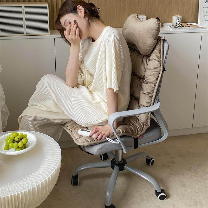 加热垫靠背一体办公室久坐发热腰靠护腰垫插电热屁股座椅子坐冬天,淘宝优惠券,粉丝福利购,淘宝优惠卷