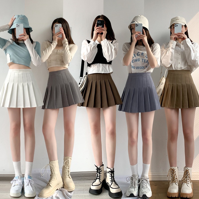 高尔夫短裤裙女士裙子四季户外运动服装GOLF球服女裙半身裙百褶裙-图1