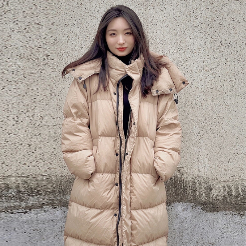 长款保命羽绒服女2025秋冬季新款过膝高端小众法式宽松韩版外套潮,淘宝优惠券,粉丝福利购,淘宝优惠卷