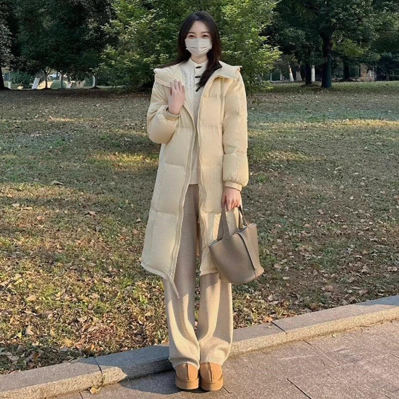 连帽中长款羽绒棉服棉衣女2025冬季新款宽松洋气减龄显瘦加厚外套,淘宝优惠券,粉丝福利购,淘宝优惠卷