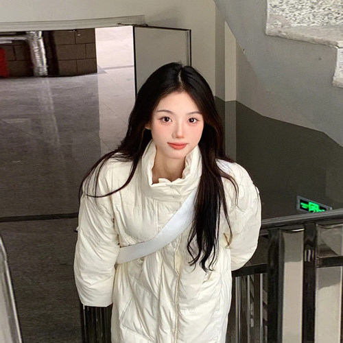 90白鸭绒过膝羽绒服女加厚2026冬季新款洋气减龄藏肉显瘦保暖外套 - 图3