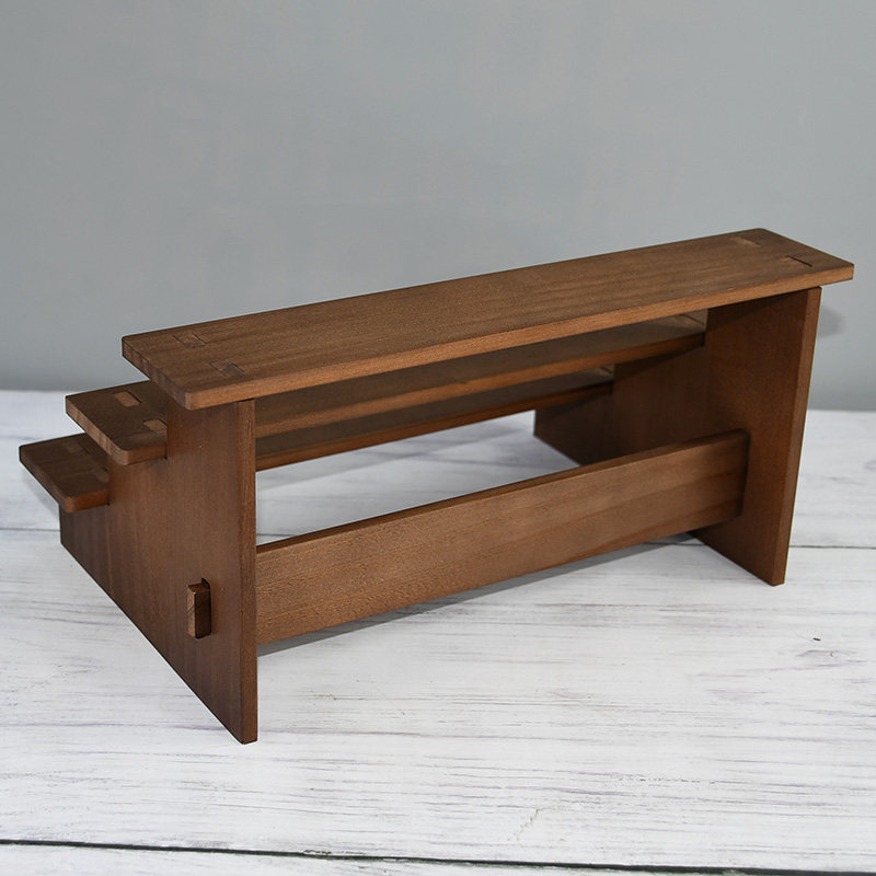 实木阶梯架手串收纳架手办娃娃陈列置物架文玩手镯摆摊首饰展示架,淘宝优惠券,粉丝福利购,淘宝优惠卷