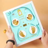 Фоторамка, памятные отпечатки рук и ног для новорожденных для младенца, делается под заказ