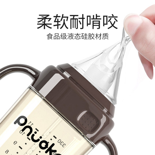 5cm吸管嘴十字孔奶嘴防呛奶吸管奶瓶专用 - 图3
