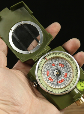 十字高精度专业二寸随身携带罗盘