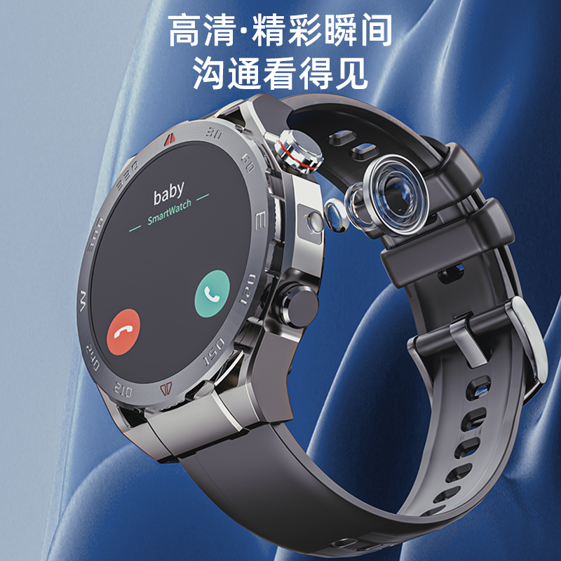 华强北新款iwatch GT4智能电话手表成人款5G可插卡登陆抖音微信-图3