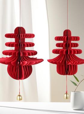 2026新年装饰用品过年壁挂灯笼中式马年客厅场景布置春节装饰挂件