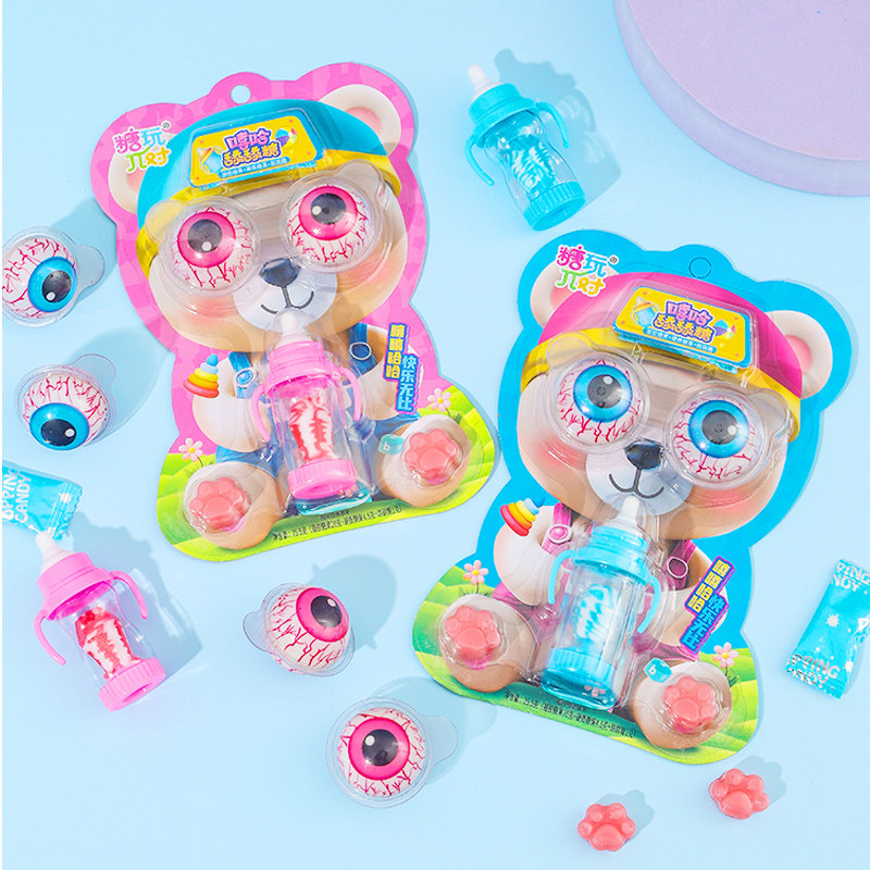 嘻哈舔舔糖萌趣小熊爆酱软糖奶瓶造型水果味跳跳糖儿童玩具糖批发,淘宝优惠券,粉丝福利购,淘宝优惠卷