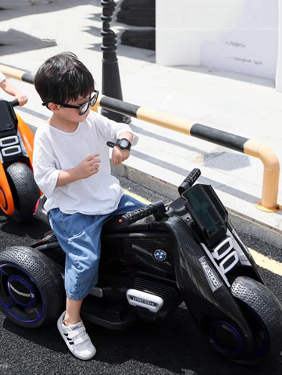 看宝贝儿童电动摩托车充电三轮车 lookbaby看宝贝儿童电动车