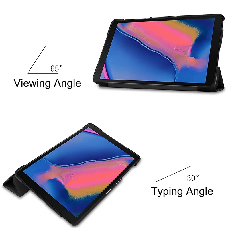 Подходящий чехол защитный для Samsung Galaxy Tab A с SM Pen SM-P200, 8-дюймовый планшет, чехол из кожи P205C, против падений, мультфильм, подставка
