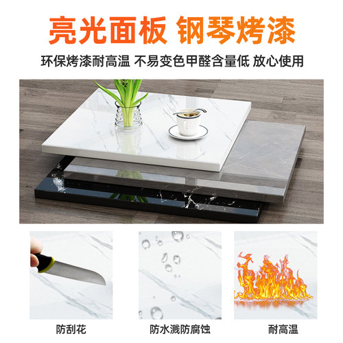 轻奢吧台收银台店铺小型桌柜商用美容院理发服装店公司前台接待台 - 图0