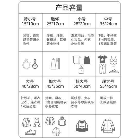 Дорожная сумка для хранения одежды, нижнего белья, обуви