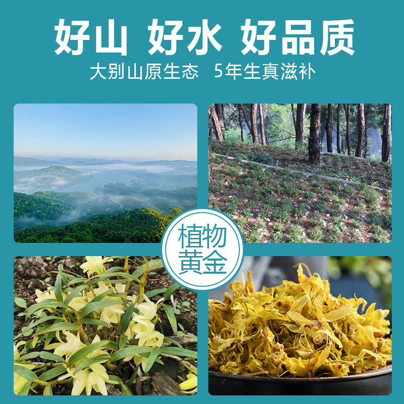 正宗铁皮石斛花2021年新花 斛晓家喻石斛/枫斗