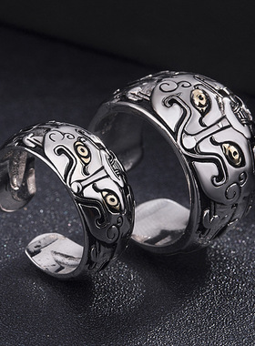 国风潮铜镀银手工饰品