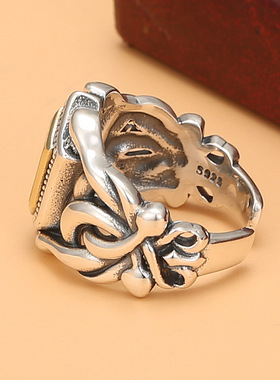 国风潮铜镀银手工饰品