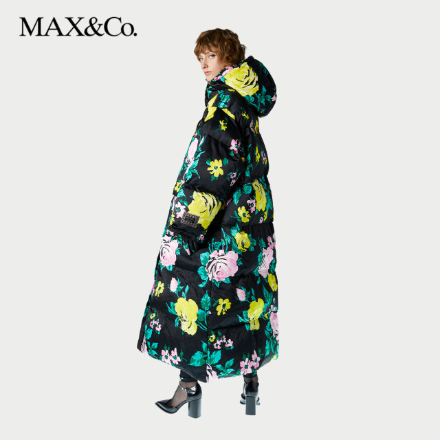 MAX&Co.秋冬联名长款双面棉服夹克8496014202