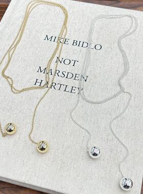 一款多戴极简双圆球长款项链腰链