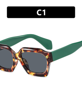 日系cherrykoko欧美新款多边形不规则墨镜个性风ins潮流摩登街拍