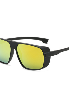 日系cherrykoko新款方框太阳镜 欧美个性朋克眼镜 时尚大框蒸汽