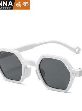 日系cherrykoko欧美小框不规则多边形太阳镜辣妹墨镜新款女潮