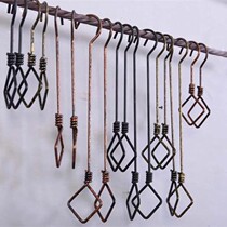 Long S hook S type metal hook baking lacquer s Hook Clothing Shop S Hook hook Hook Son Clothes Hanger Hook