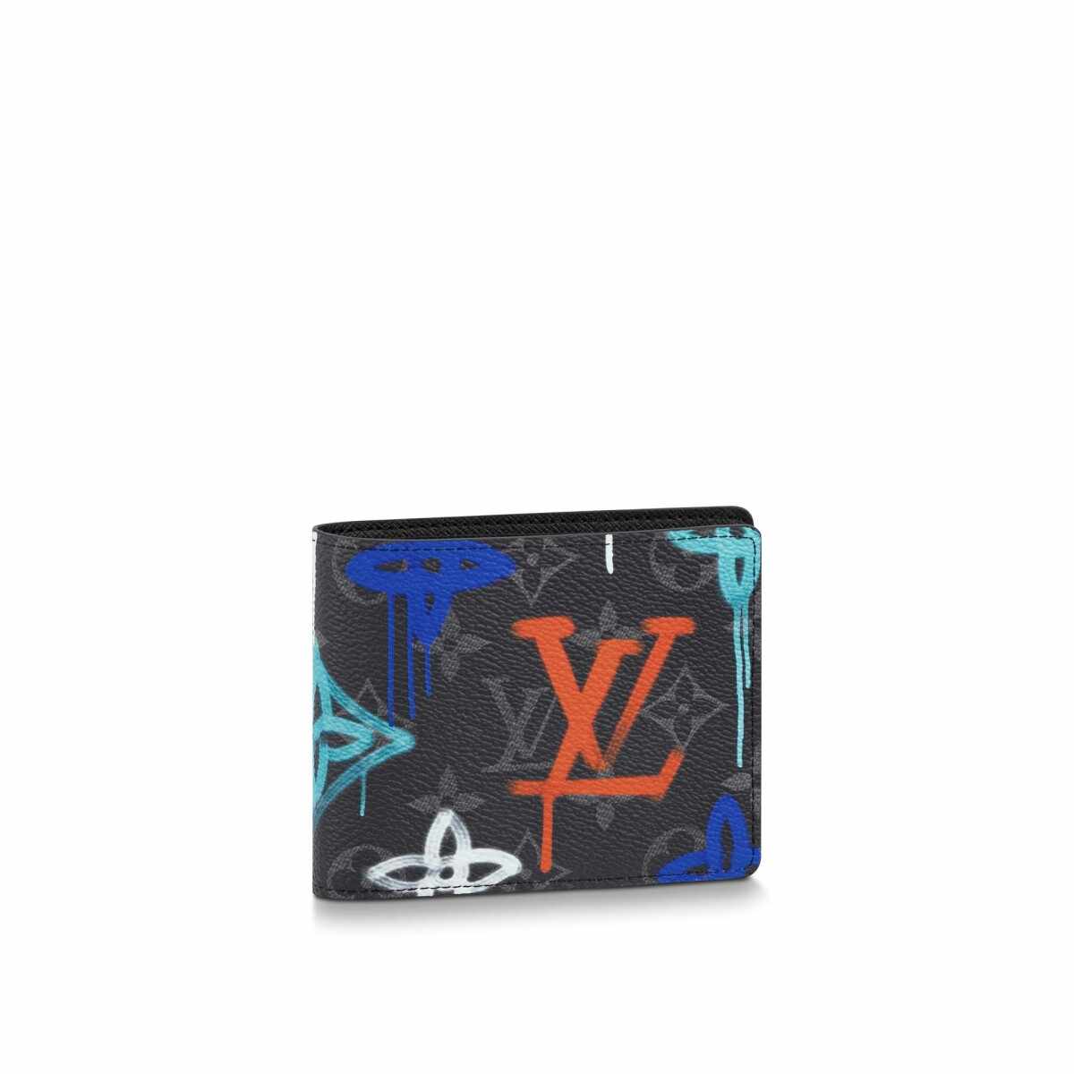 Louis Vuitton Pocket Organizer M81798 LV Graffiti Multicolor in