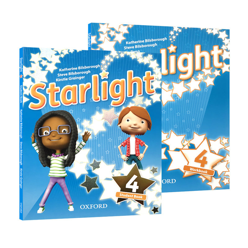 原版进口starlight 4级 牛津少儿英语oxford星光系列 课本+练习册+在线学习 6-12岁小学四年级英文课程美式发音课外辅导培训教材